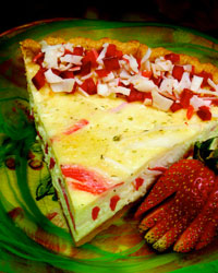 SeafoodQuicheandStrawberries