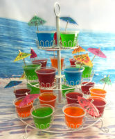 Winky Tropical Dessert Gelatin Tower