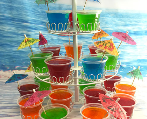 Winky Tropical Dessert Gelatin Tower
