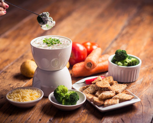 Crab Dip Fondue