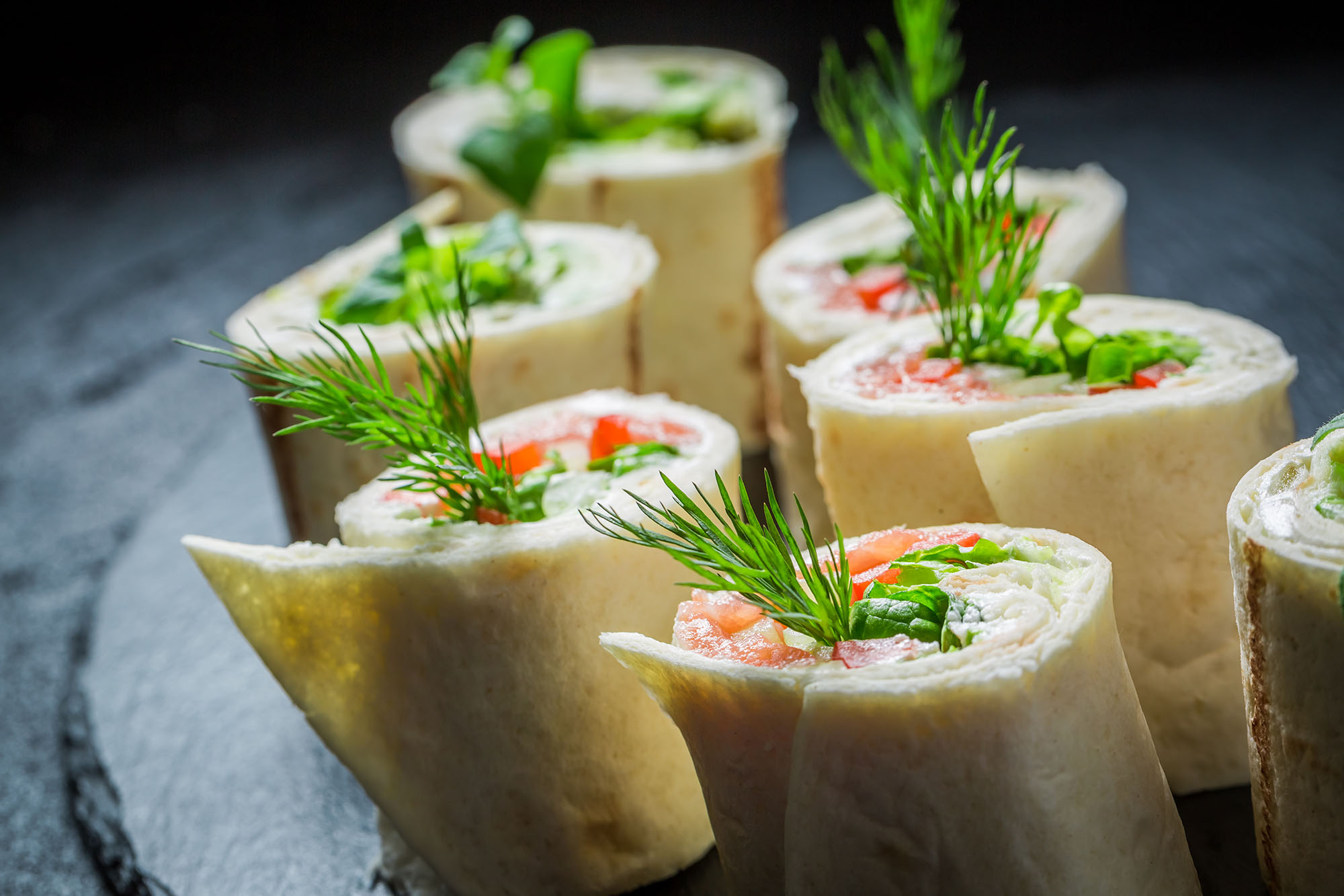 Salmon Tortilla Bites