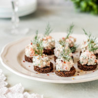 Lobster Dip on Rye Bread image