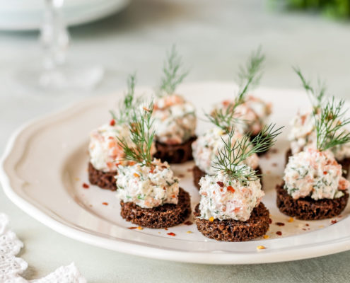 Lobster Dip on Rye Bread image
