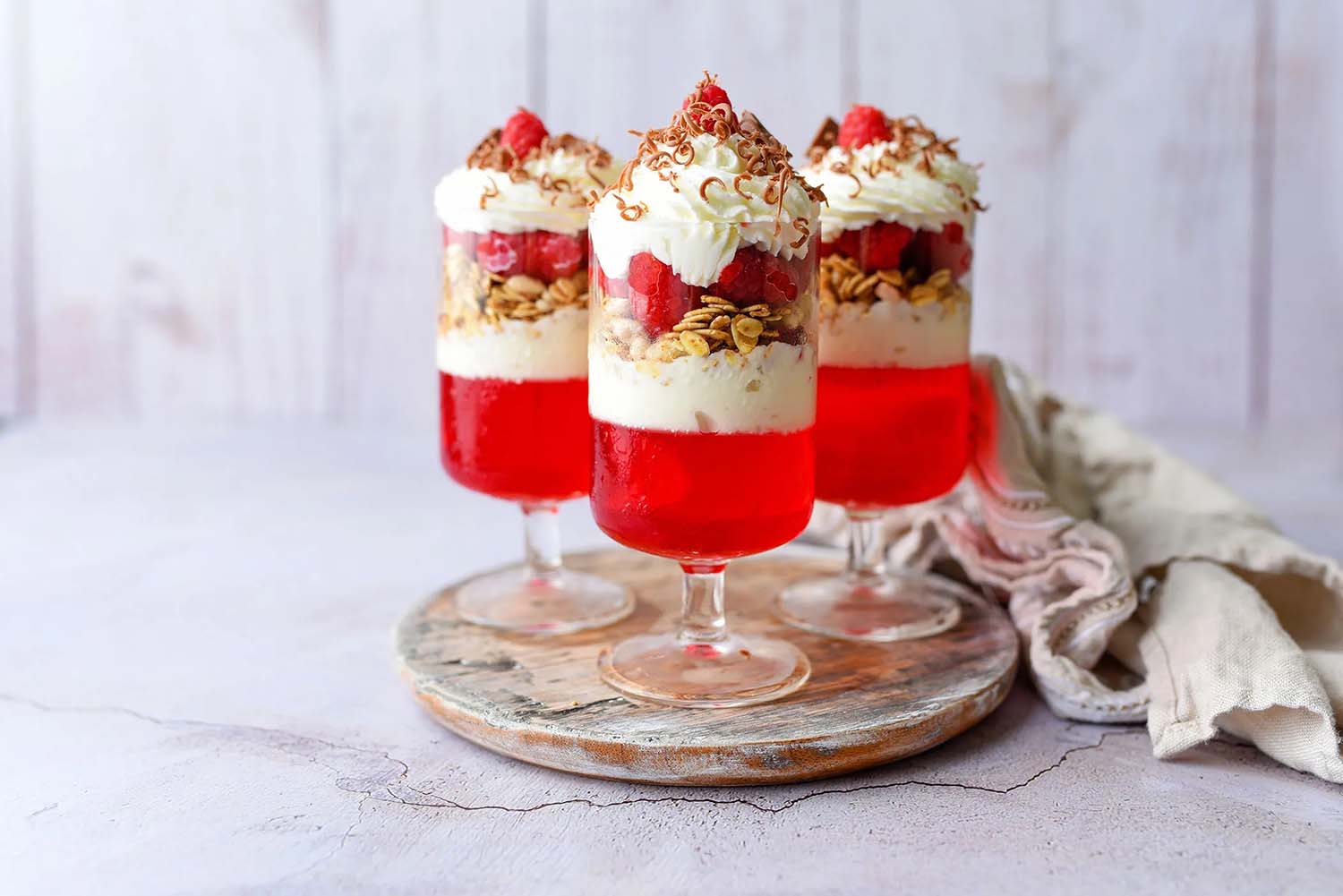 Strawberry-Raspberry-Granola-Parfait